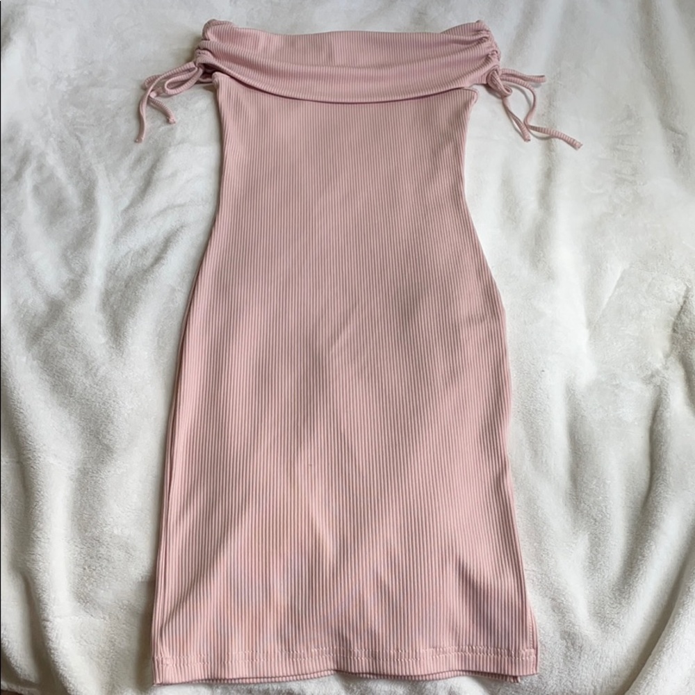 Lulu’s Off the Shoulder Body Con Dress